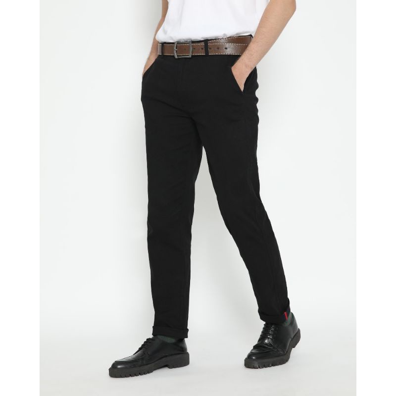 CELANA CHINO PRIA HITAM 27-38 SLIMFIT // CELANA CHINOS HITAM PRIA // CELANA PANJANG PRIA CHINOS // C