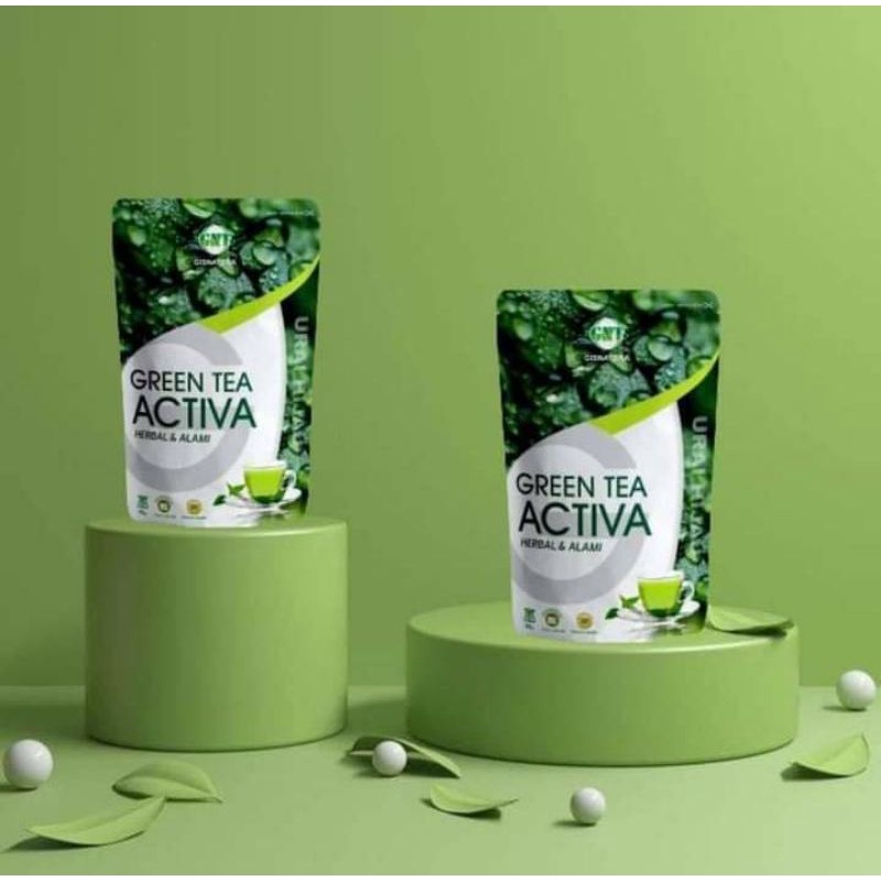 

Teh Pelangsing GREEN TEA ACTIVA kemasan URAI isi 60 gram