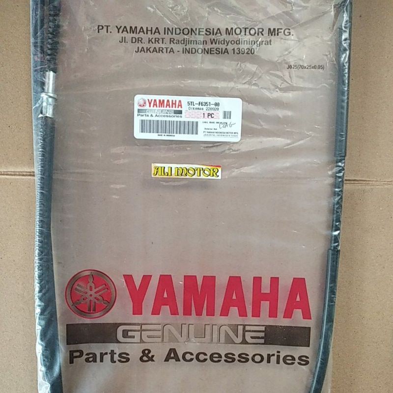 Kabel rem belakang mio soul karbu mio sporty 5TL-F6351- 00 ori YAMAHA