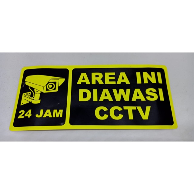 

Stiker Area Ini Diawasi CCTV