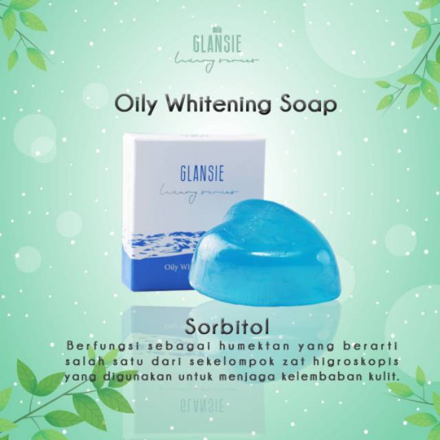 Oily Whitening Soap by Glansie Beauty