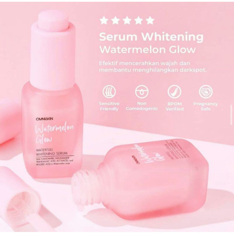 Omniskin Watermelon Glow Serum Full size & share in jar