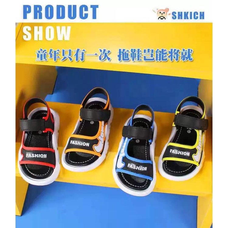 sandal gunung sepatu sandal anak laki model casual lucu 109