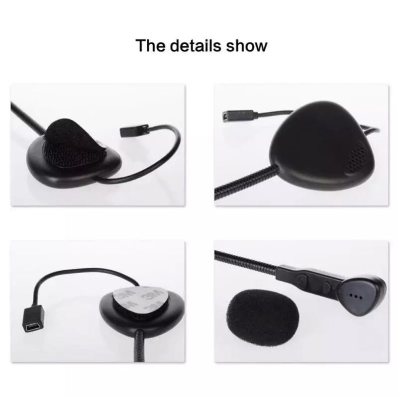 V1 motorcyle bluetooth Headphone for half face helmet headphone untuk helm