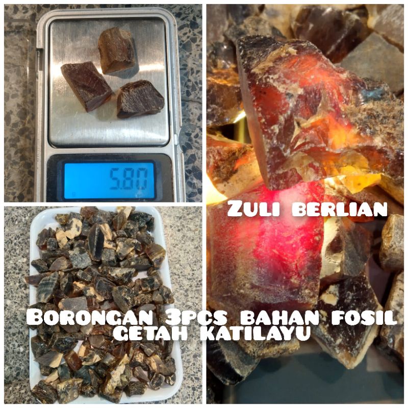 Bahan getah katilayu 3pcs bahan mengapung di air garam