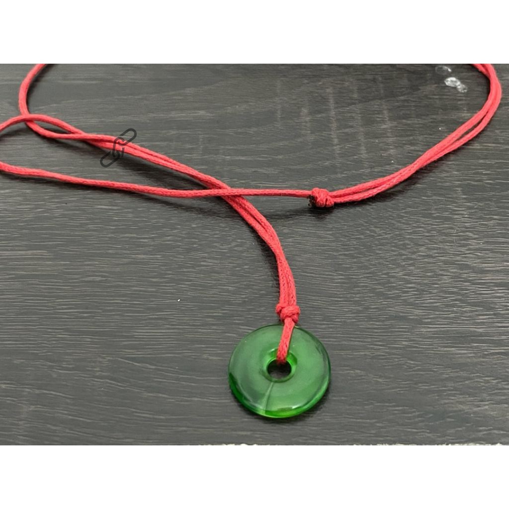 BISA COD TERMURAH Kalung Giok Tali Korea Merah Kalung Pria Kalung Cowok Cewek Unisex High Quality