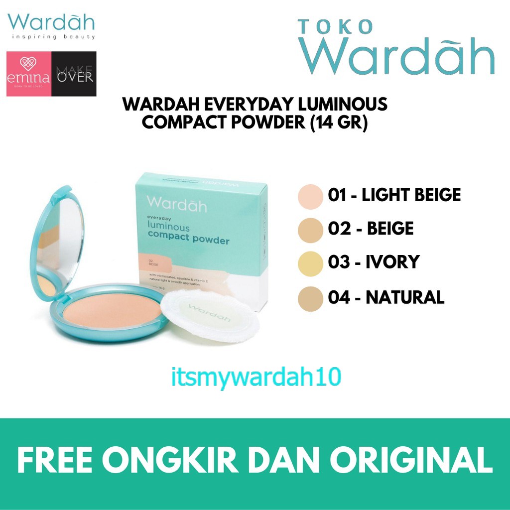 [READY!] Wardah Luminous Compact Powder Original