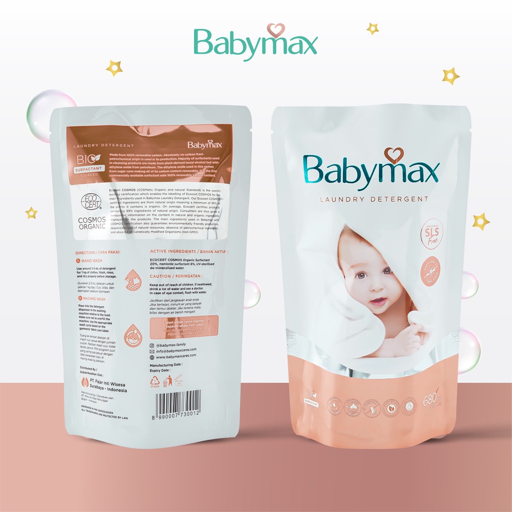 Babymax Premium Baby Safe Detergent 680ml Refill