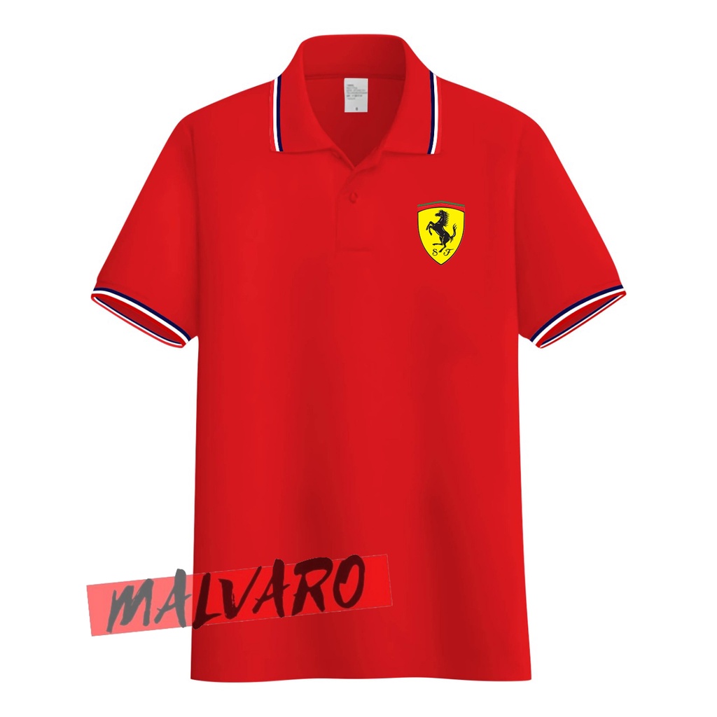 MALVARO Polo Shirt / Polo List / Kaos Kerah Pria / Kaos Polo / Tshirt Pria N-3 (CL)