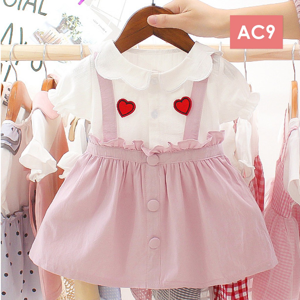 LAPAGO - Dress Gaun Anak Bayi Perempuan Import Motif Elegan Cantik Lucu 2021 usia 6 bulan - 3 tahun-AC9