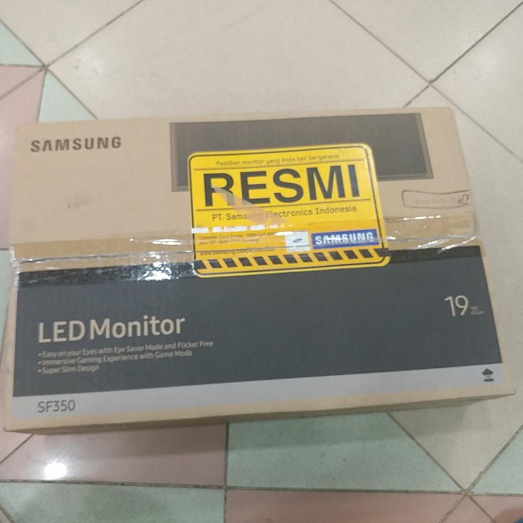 LCD LED Samsung 19 S19F350HNE resmi