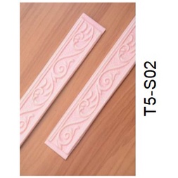 List wallfoam 3D TERBARU 2.3m×5cm×5mm-PINK