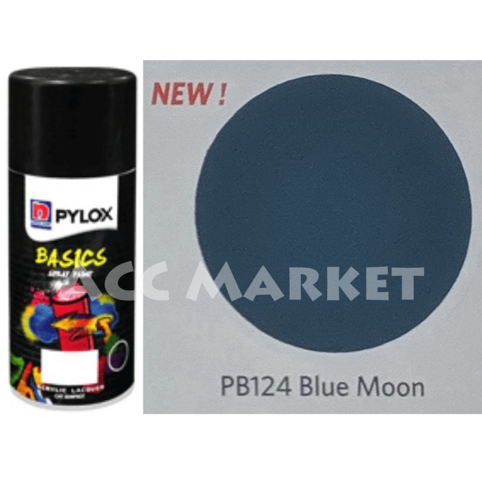 Pilox Basics Pilok Pylox Cat Biru Blue Moon 124