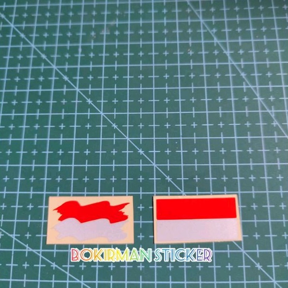 STICKER PIPI BENDERA INDONESIA CUTTING