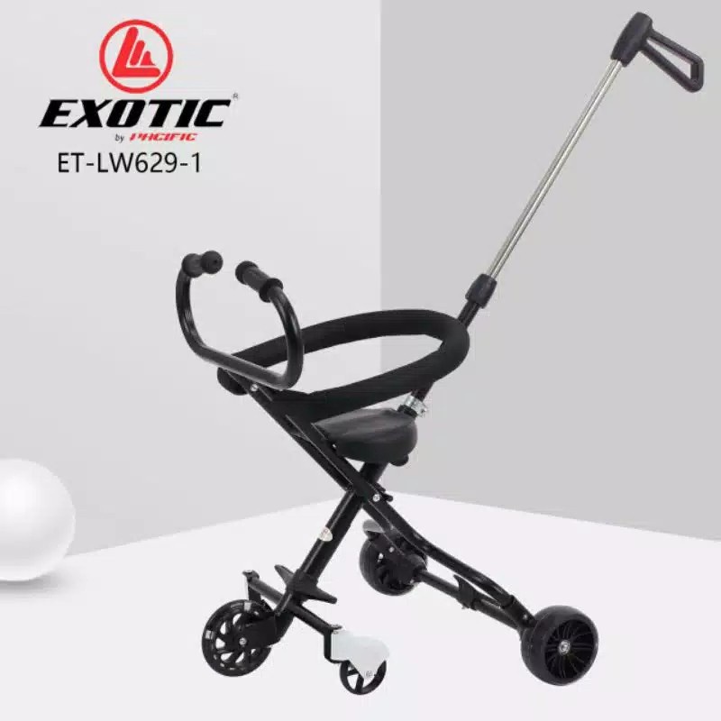 Exotic Magic Stroller LW 002/003/007/101/119/201/629-1 Kereta Dorong Bayi SNI-LW629-1 BLACK