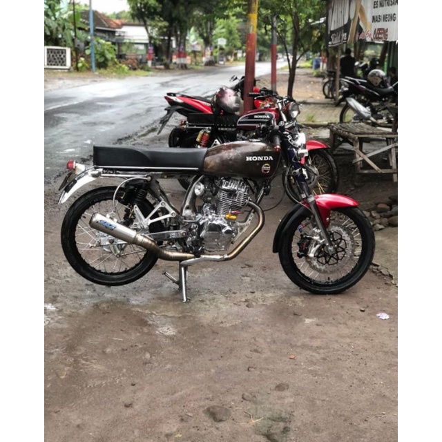 Knalpot D.O.S Muffler Dos Muffler Original Jogja Mp Cb Gl Tiger Gl 100 Stainless Steel Original Raci