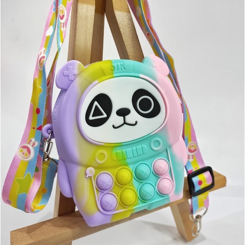 Pop It Sling Bag Tas Selempang Jelly Anak Perempuan Laki Laki / Tas POP IT Selempang Anak - P-018