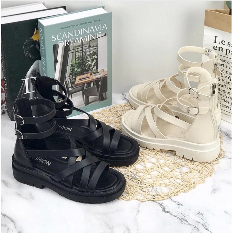 Sendal gladiator  N2115 sendal sepatu wanita import realpict