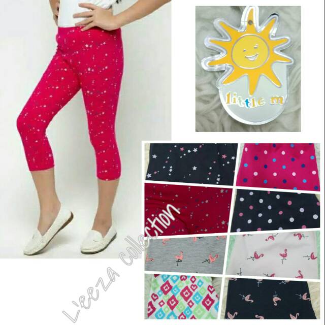 Legging Anak Perempuan Bahan  Kaos  Little M Ori  Shopee 