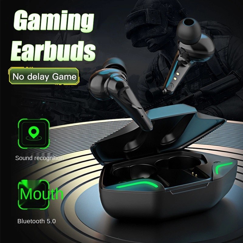 Earphone Headset Bluetooth Gaming Earbuds True Wireless Stereo TWS