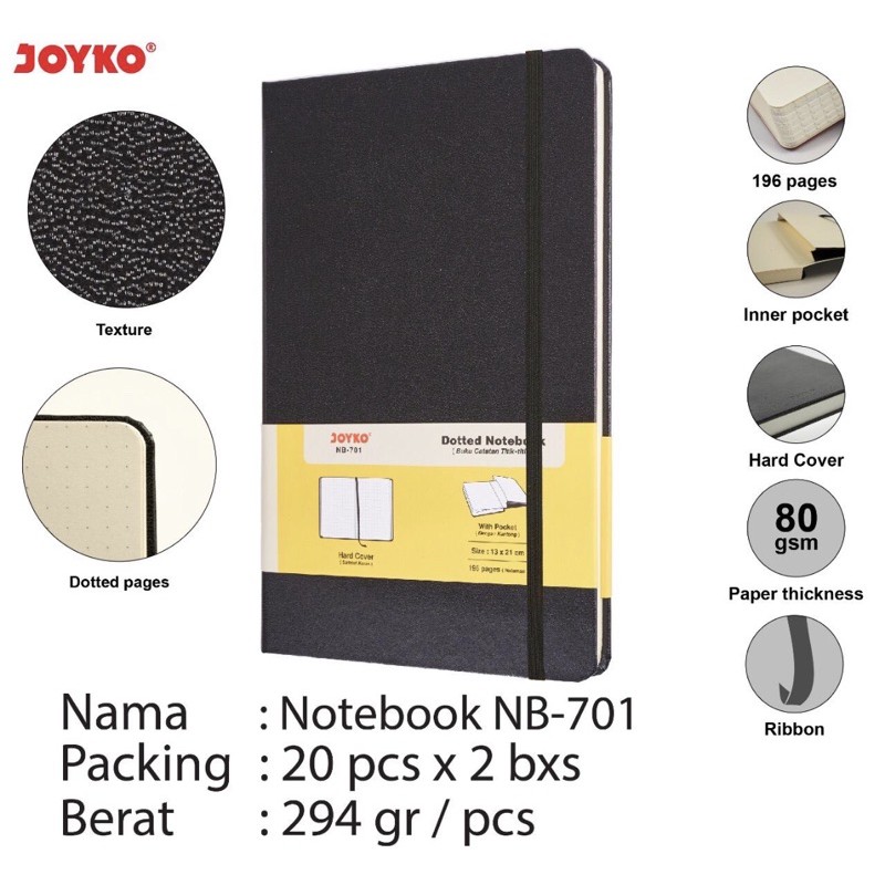 

note book joyko nb 701 titik titik NB WARNA COVER WARNA WARNI YA BUKAN HITAM AJA, TAPI WARNA WARNI FOKUS KE KODE BARANG AJA