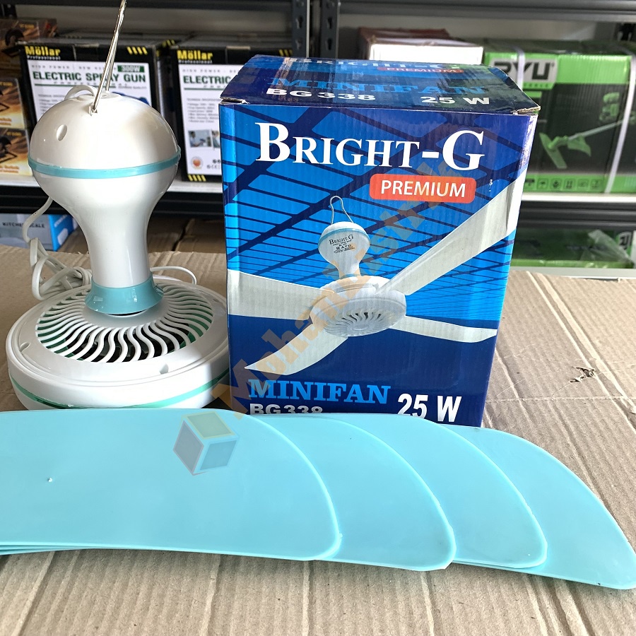 Kipas Angin Gantung / Ceiling Fan / Mini Fan BRIGHT-G 25 Watt BG-338