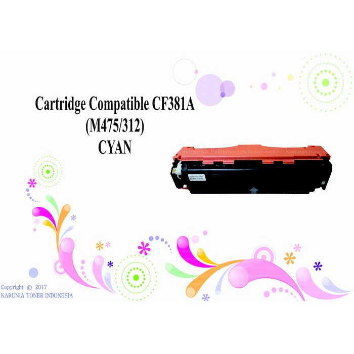 Catridge Compatible M351 M451 MFP M375 M475 CF381A CYAN