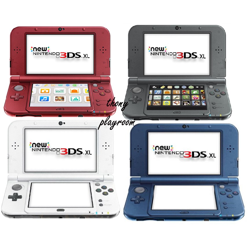 Jual Nintendo Console : New 3ds Xl - Red / Blue / Black / White 