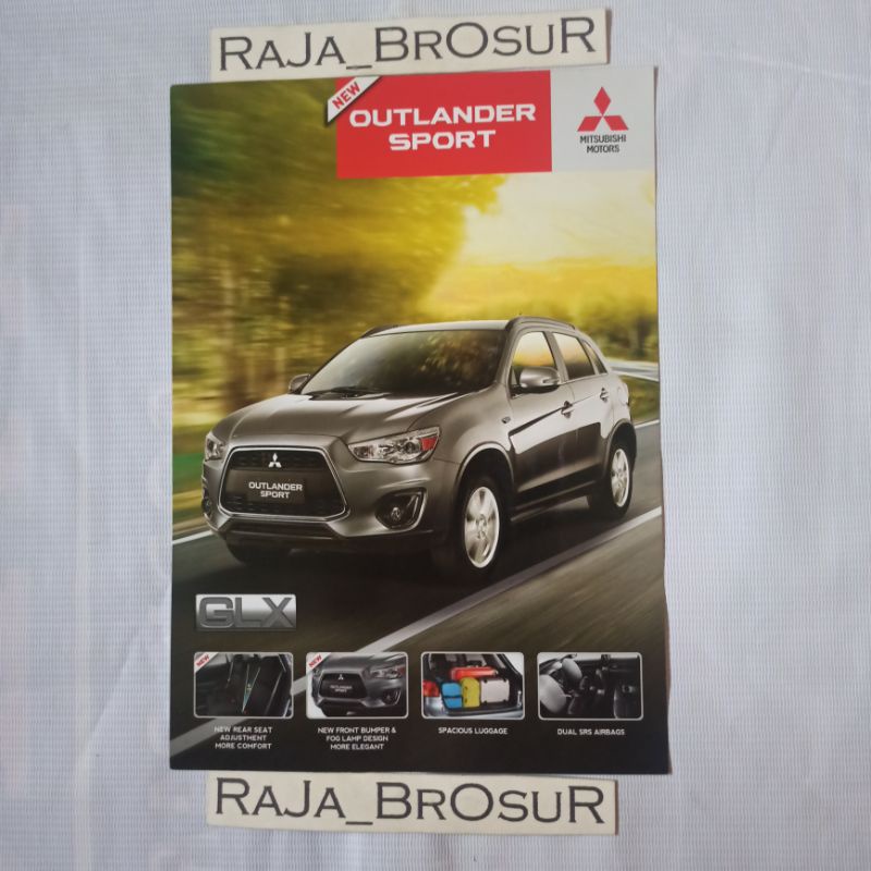 Poster brosur mitsubishi new Outlander Sport GLX