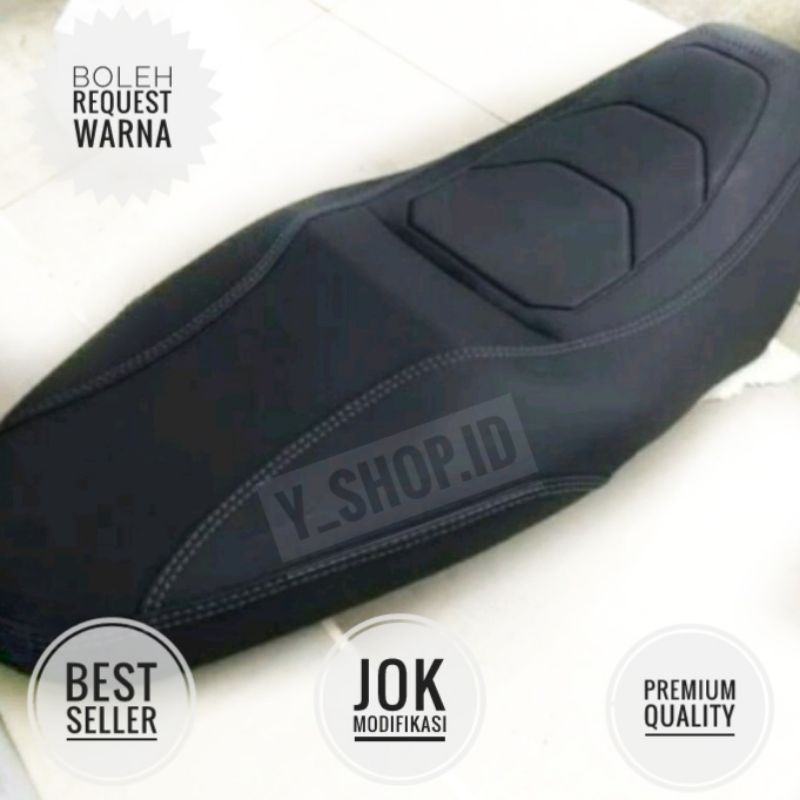 Jok Motor Xmax 2023 Xmax Old Slim Pendek Model Eropa Polos MBtech Karbon