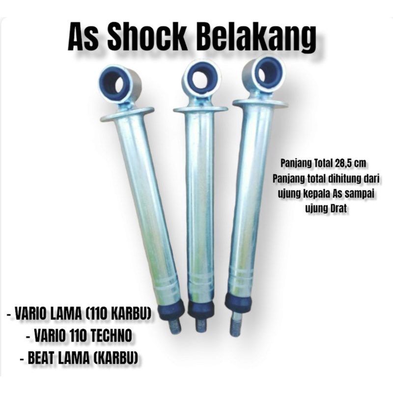 Hidrolik, Enjotan, Stick As Shock Belakang vario 110 karbu, vario techno 110 Beat karbu. Drat/baut 1