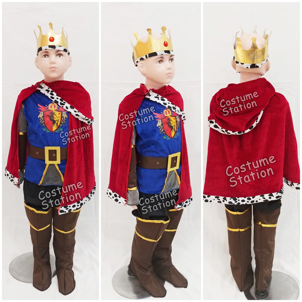 Kostum Blue Knight / Costume King Raja Ksatria Pangeran anak cowo