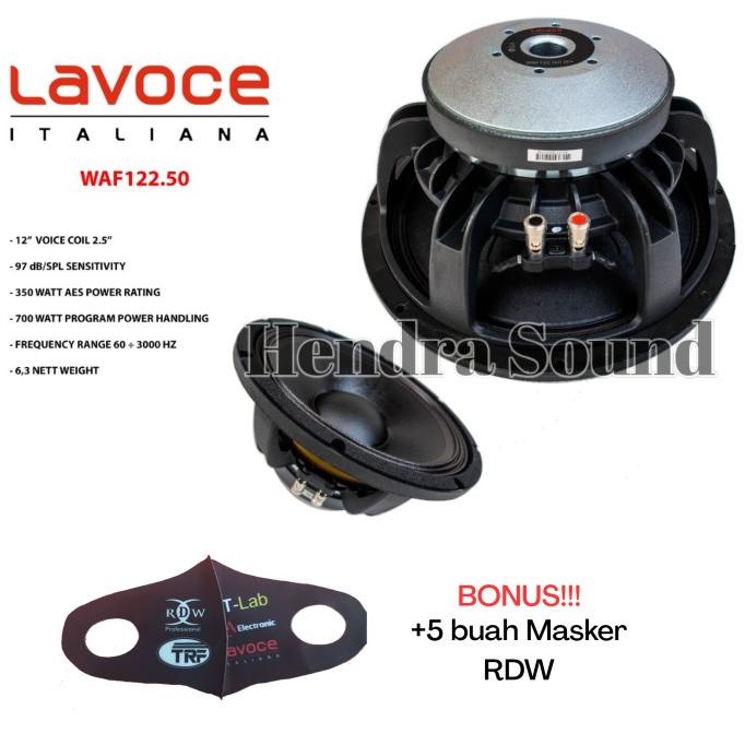 Speaker Komponen Lavoce Waf 122.50 (12 Inch) Very Chip