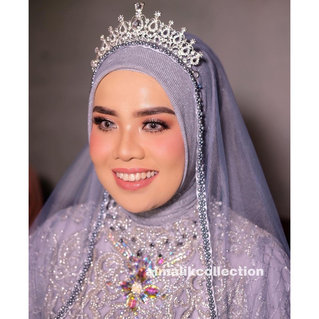 slayer pengantin / hijab pengantin / veil pengantin / selendang pengantin-4