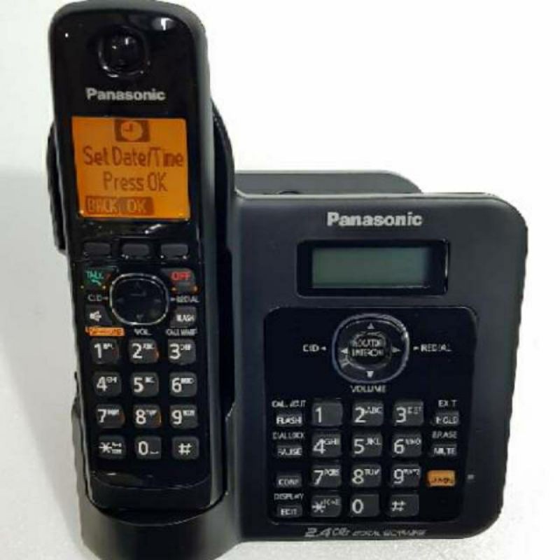 angelswatch telepon wireless panasonic KX-TG3811 HITAM KX TG3811 WIRELESS PHONE PANASONIC CORDLESS