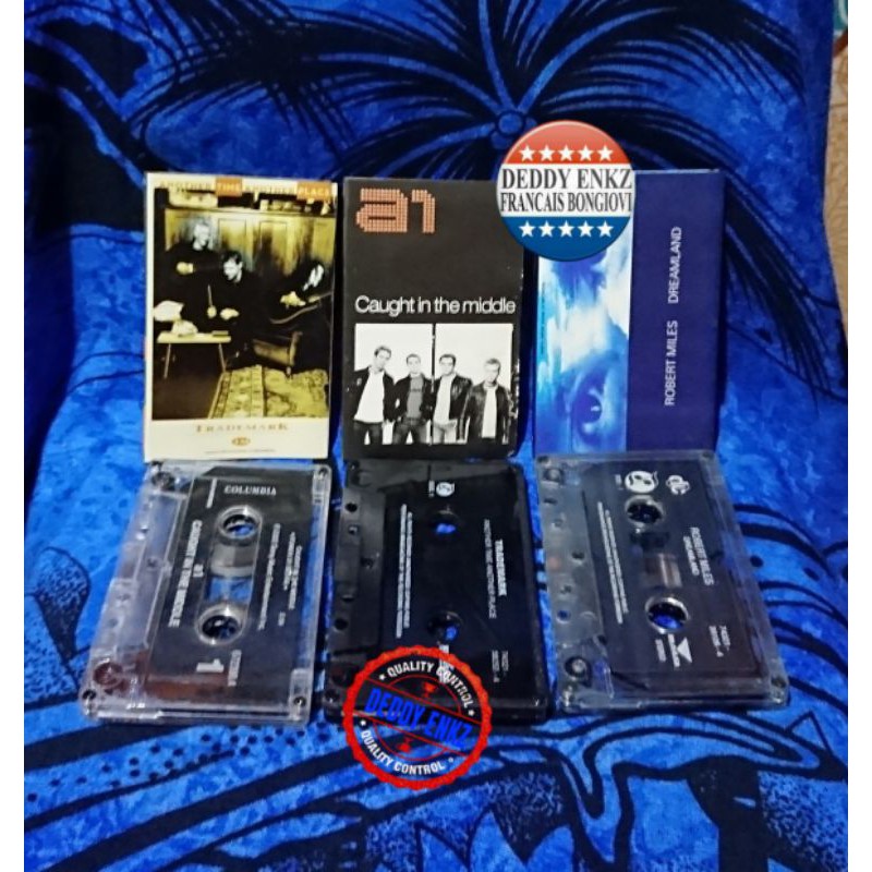 Kaset Pita A1 Tommy P Robbie W Christian B Will S Robert M J Groban George B R Kelly Jay-Z TM