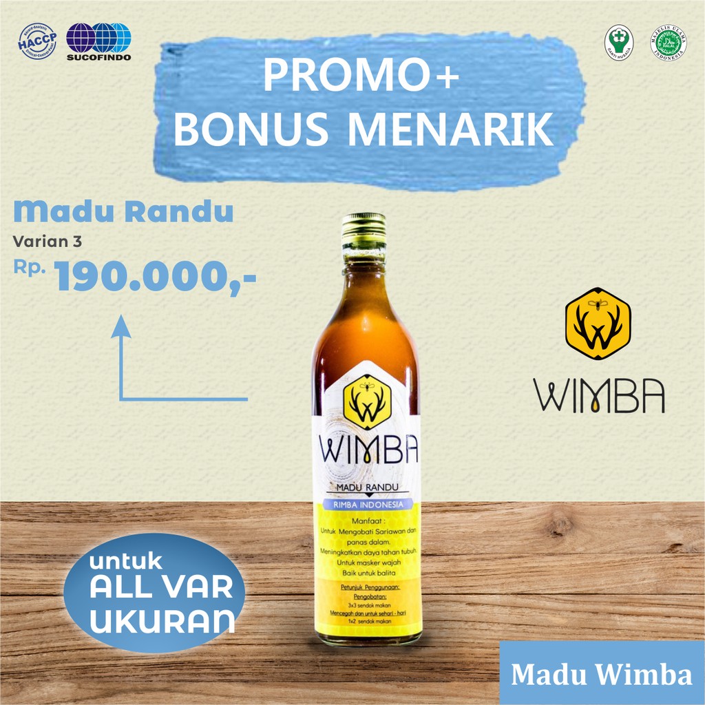 

Madu Randu 3 - Lebah Apis Mellifera / Madu Asli - Madu Wimba -
