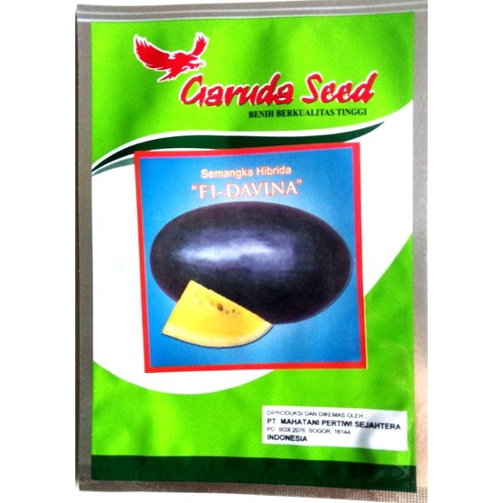 Benih Semangka inul kuning Davina Garuda Seed 10 gr