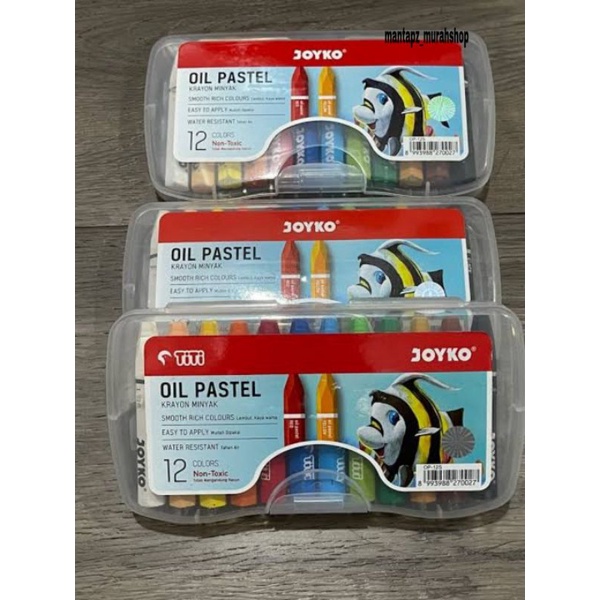 

Crayon Joyko / Krayon Joyko Oil Pastel 12 Warna