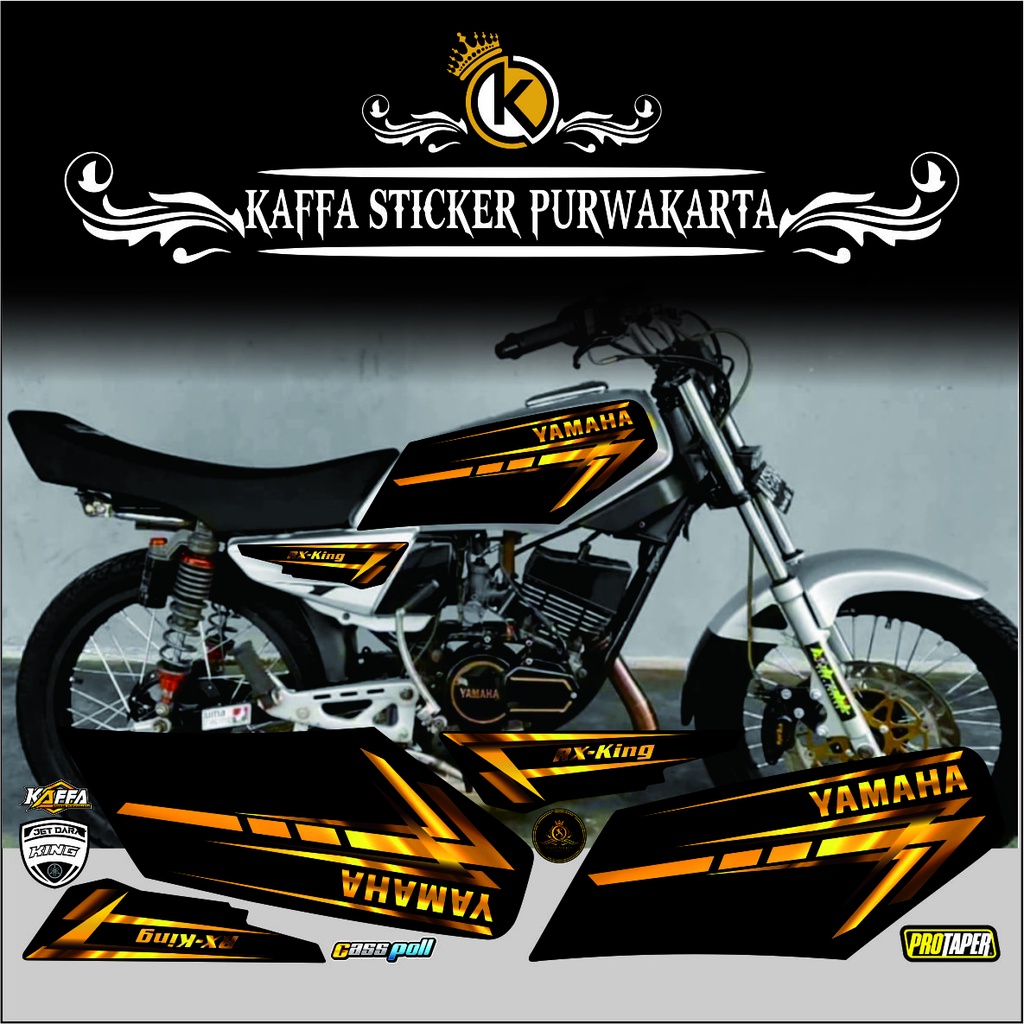 striping rx king custom racing sticker variasi