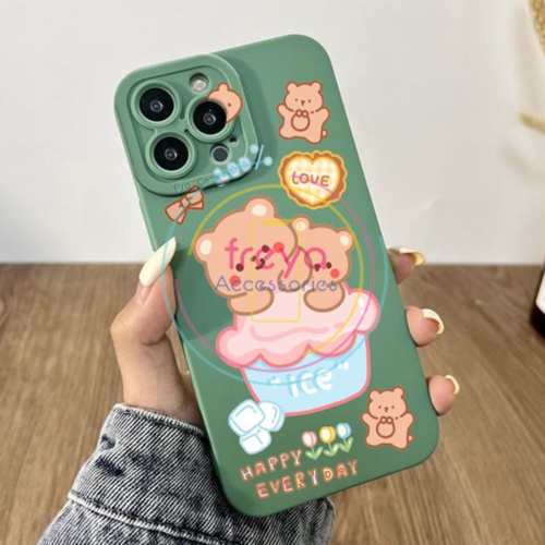 FJ362 SOFTCASE CASING MATTE CAMERA PROTECT BUNNY CUTENESS REALME C25 C25Y