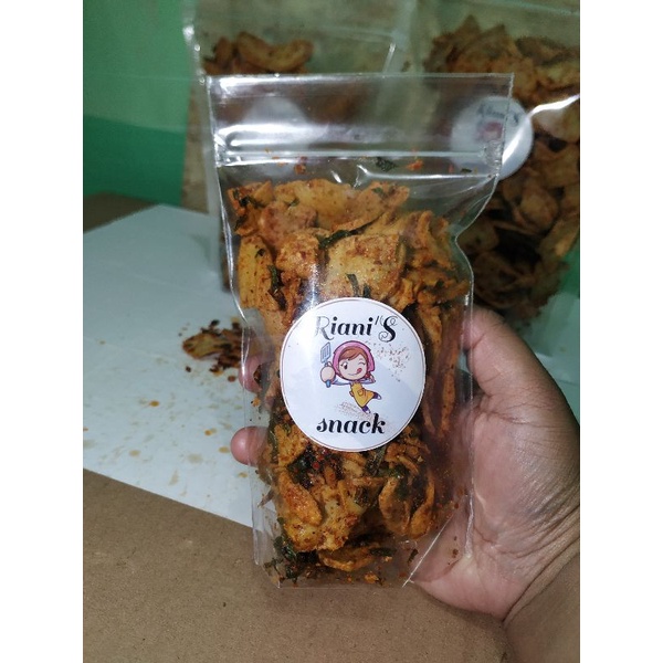 

BASRENG PEDAS DAUN JERUK 85GRAM ,BASRENG MURAH,,CEMILAN MURAH,,