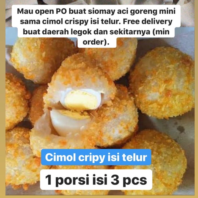 

CIMOL CRISPY ISI TELUR - FROZEN FOOD