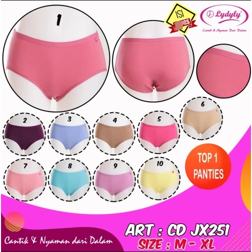 CD Lydyly JX251 Maxi Wanita | Celana Dalam Lydyly 251 | Celana Wanita Dewasa | Open Sorx Ecer Satuan