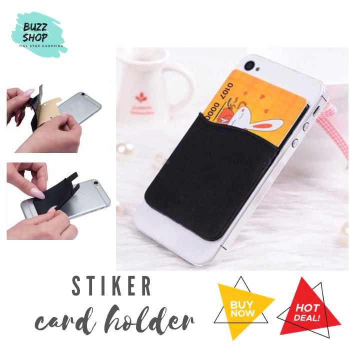 Stiker Card Holder / Tempelan Stiker di Handphone AH-001