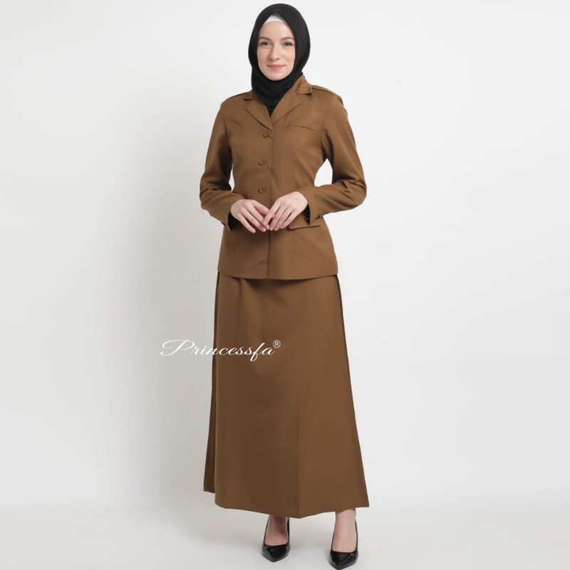 Seragam princessfa/baju dinas /Pemda Aceh tua rok A