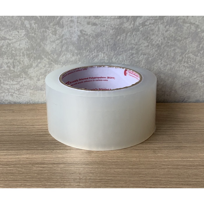 

Nikmati Lakban Bening Gold Tape 2" 48Mm X 90 Yard Berkualitas