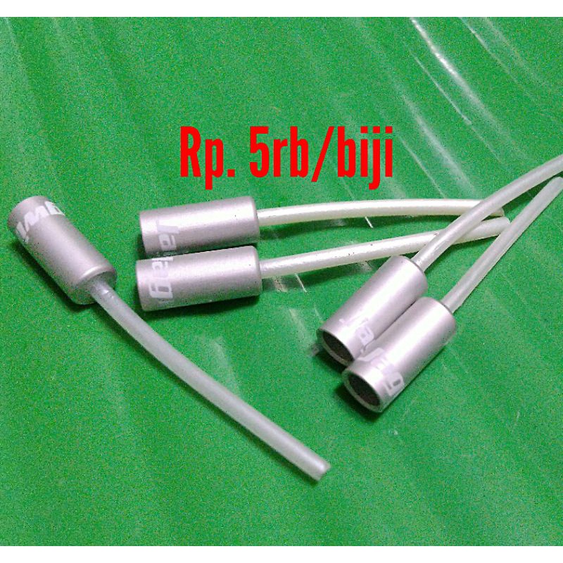 Jagwire Lined Nosed End Caps Silver