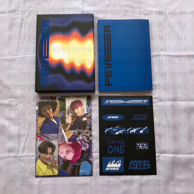 ALBUM ATEEZ ZERO FEVER PART 2 DIARY VER FULL SET UNSEALED PC WOOYOUNG SAN HONGJOONG