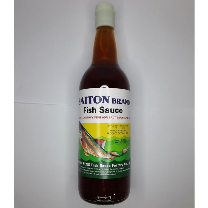 Jual Saiton Brand Fish Sauce / Kecap Ikan //750ml Shopee Indonesia